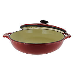 French Home Chasseur 1.8 qt. Cast Iron Braiser with Lid