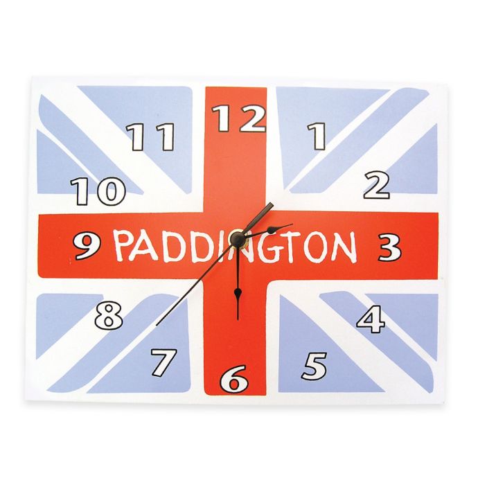 Trend Lab Paddington Bear Union Jack Clock Buybuy Baby