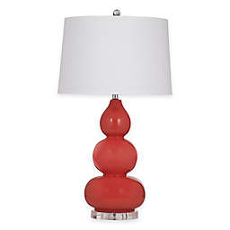 Bassett Mirror Company Whalan Table Lamp in Coral