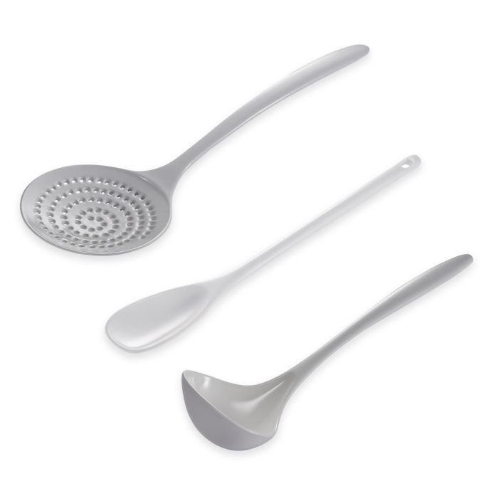 white cooking set