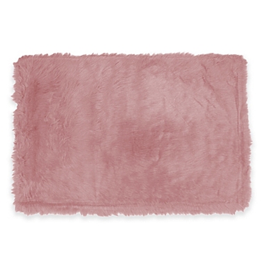 Fun Rugs 2-Foot 7-Inch x 3-Foot 11-Inch Flokati Rug in Light Pink. View a larger version of this product image.
