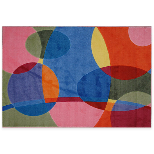 Alternate image 1 for Fun Rugs™ Groovy Dots 3-Foot 3-Inch x 4-Foot 10-Inch Area Rug