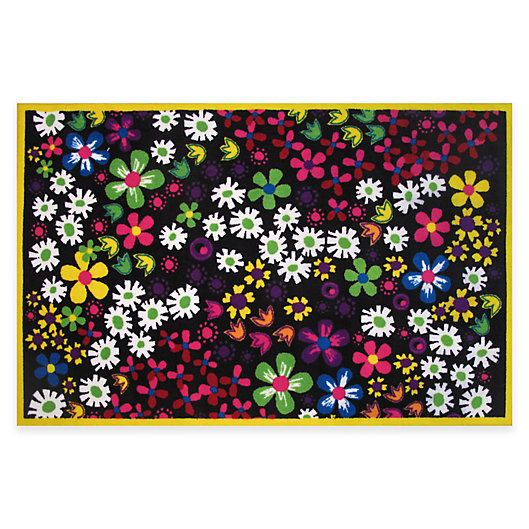 Alternate image 1 for Fun Rugs® Floral 4-Foot 10-Inch x 3-Foot 3-Inch Area Rug