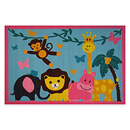 Fun Rugs™ Jungle Party 3-Foot 3-Inch x 4-Foot 10-Inch Area Rug