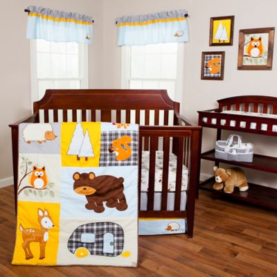 camping crib bedding