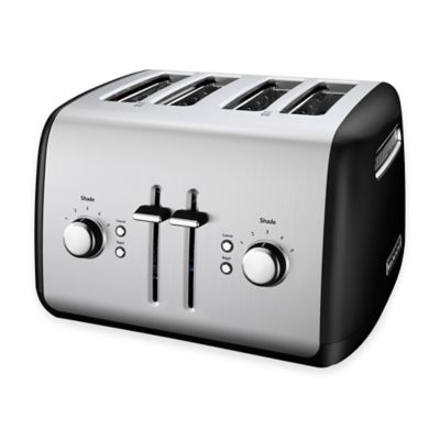 hensynsløs Sportsmand tale KitchenAid® 4-Slice Toaster in Onyx | Bed Bath & Beyond