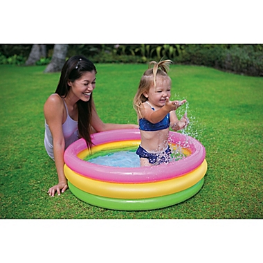 Intex&reg; Sunset Glow Baby Pool. View a larger version of this product image.