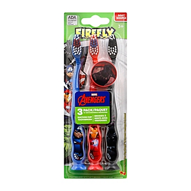 Firefly Kid&#39;s 3-Pack Soft Souple Avengers Toothbrushes. View a larger version of this product image.