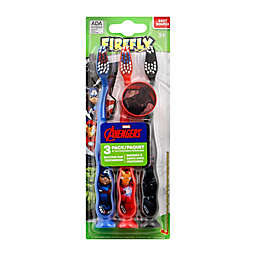 Firefly Kid's 3-Pack Soft Souple Avengers Toothbrushes