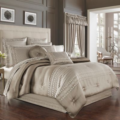 J. Queen New York Bohemia Comforter Set In Champagne | Bed Bath And ...