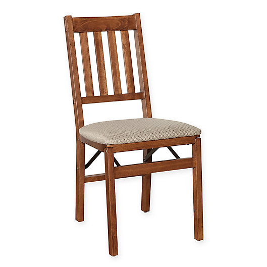 MECO STAKMORE Arts And Craft Folding Chair Fruitwood Finish Set of 2 