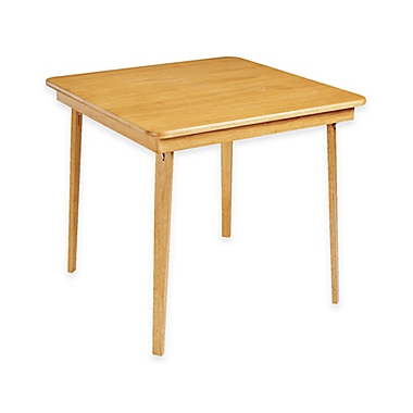 Stakmore 32-Inch Straight Edge Folding Card Table. View a larger version of this product image.