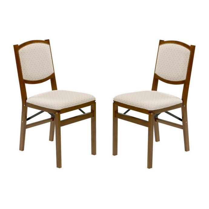 Stakmore Contemporary Wood Folding Chairs in Fruitwood ...