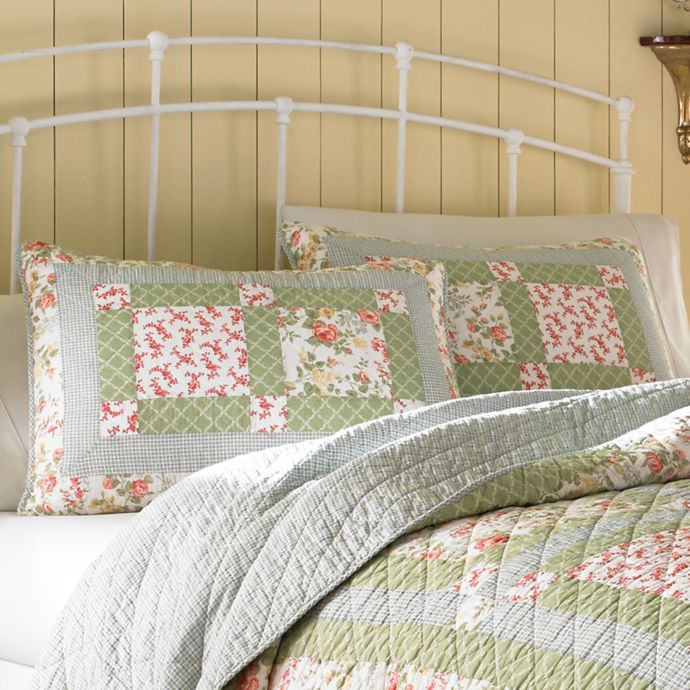 Laura Ashley Abbot Reversible Pillow Sham Bed Bath And Beyond