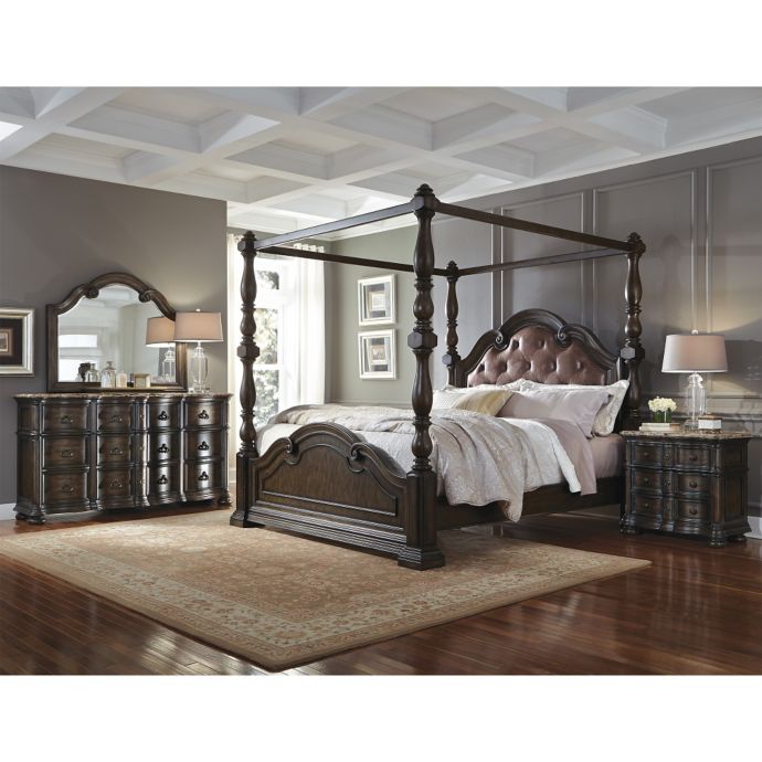 Pulaski Cortina Queen 4 Piece Bedroom Set Bed Bath Beyond