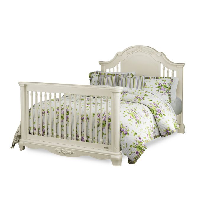 Bassettbaby Premier Addison Full Size Bed Rails In Pearl White