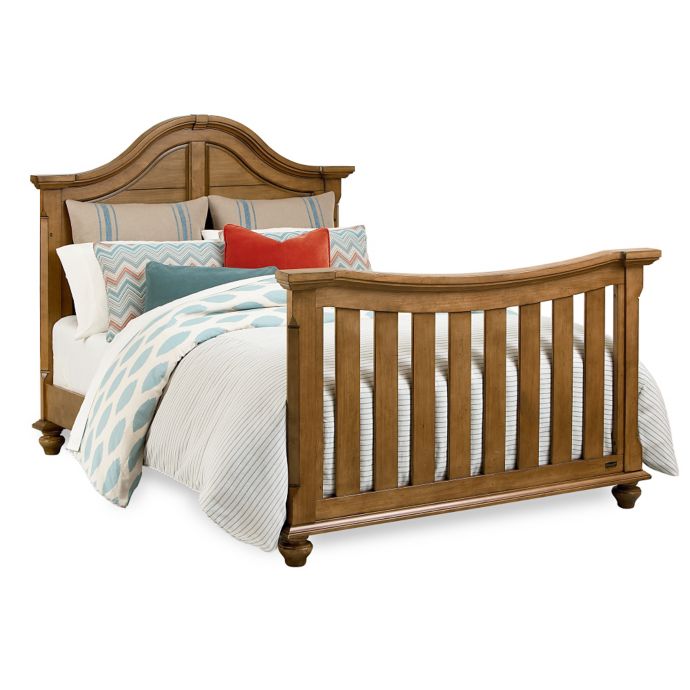 Bassettbaby Premier Benbrooke Full Size Bed Rails In Vintage Pine