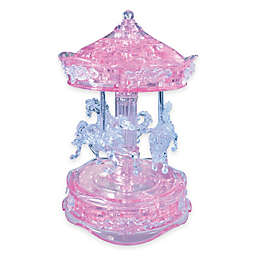 Carousel 83-Piece Original 3D Crystal Puzzle in Pink