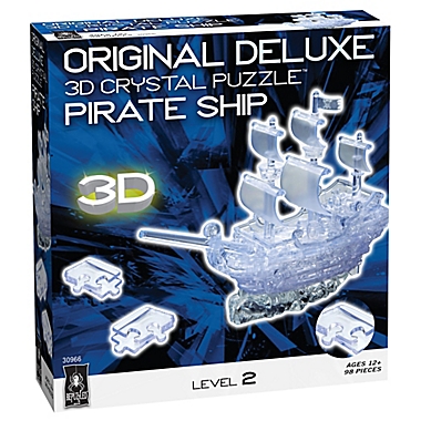 Pirate Ship 98-Piece Original 3D Crystal Puzzle. View a larger version of this product image.
