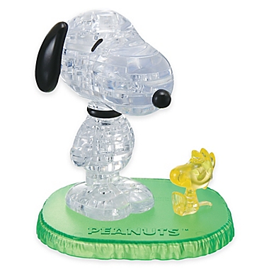 Snoopy with Woodstock 41-Piece Original 3D Crystal Puzzle. View a larger version of this product image.