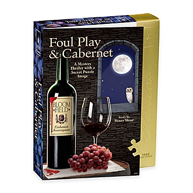 BePuzzled&reg; 1000-Piece Foul Play and Cabernet Murder Mystery Puzzle. View a larger version of this product image.
