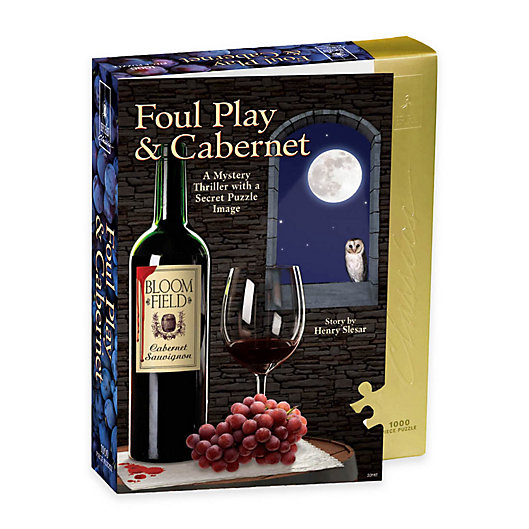 Alternate image 1 for BePuzzled® 1000-Piece Foul Play and Cabernet Murder Mystery Puzzle