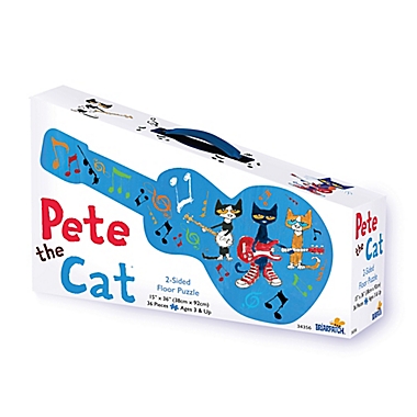 Briarpatch Pete the Cat 36-Piece 2-Sided Suitcase Floor Puzzle. View a larger version of this product image.