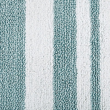 Madison Park Spa Cotton 20-Inch x 30-Inch Reversible Cotton Bath Rug in Aqua. View a larger version of this product image.