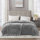 Alternate image 1 for Beautyrest&reg; Plush Heated King Blanket in Grey