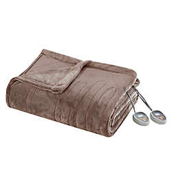 Beautyrest® Plush Heated Twin Blanket in Mink