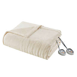 Beautyrest® Plush Heated Full Blanket in Ivory