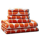 Alternate image 0 for Intelligent Design Lita Cotton Jacquard 6-Piece Towel Set in Orange