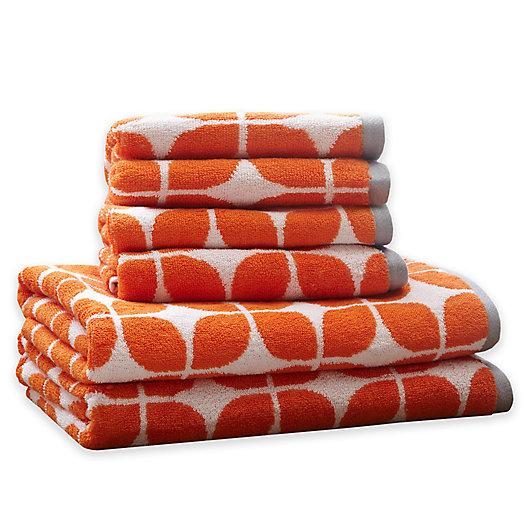 Alternate image 1 for Intelligent Design Lita 6-Piece Cotton Jacquard Towel Set