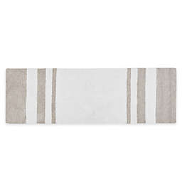 Madison Park Spa Cotton 24-Inch x 72-Inch Reversible Cotton Bath Rug in Taupe
