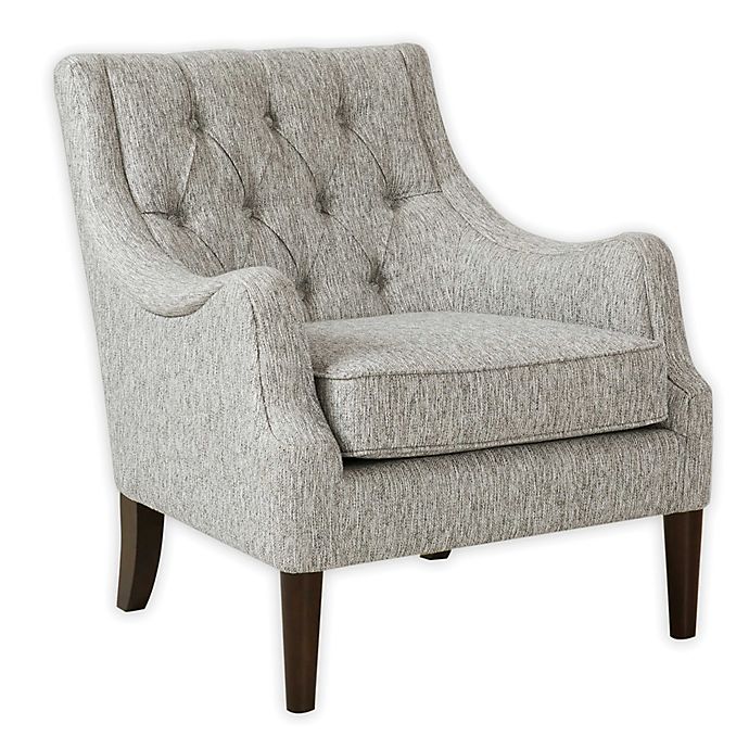 Madison Park Qwen Tufted Accent Chair, Tufted Arm Chair