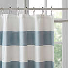 Alternate image 3 for Madison Park 72-Inch x 72-Inch Spa Waffle Shower Curtain in Blue