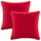 Alternate image 0 for Madison Park Quebec 20-Inch Square Throw Pillows in Red (Set of 2)