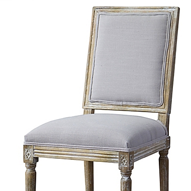 Baxton Studio Clairette Traditional French Accent Chair in Beige. View a larger version of this product image.