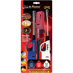 Click N Flame Multi Purpose Lighter 3-Pack Value Pack