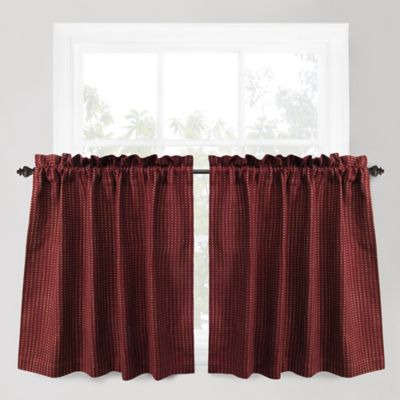 Cortina Window Curtain Tier Pair Bed, Bed Bath Beyond Kitchen Curtains
