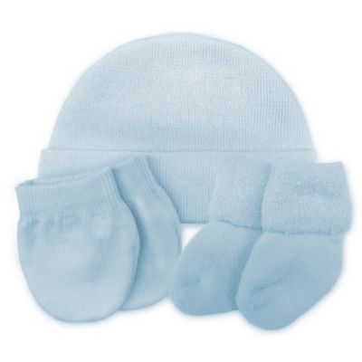 caps mittens and booties