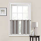 Alternate image 0 for Quinn 36-Inch Grommet Kitchen Window Curtain Tier Pair in Grey