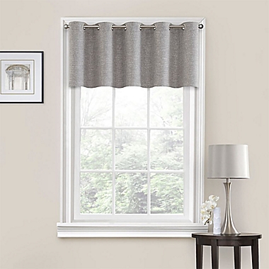 Quinn Grommet Kitchen Window Curtain Tiers and Valance. View a larger version of this product image.