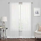 Alternate image 0 for Simply Essential&trade; Voile 95-Inch Rod Pocket Sheer Window Curtain Panel in White (Single)