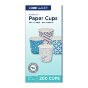Core Values&reg; 200-Count 3 oz. Bathroom Paper Cups
