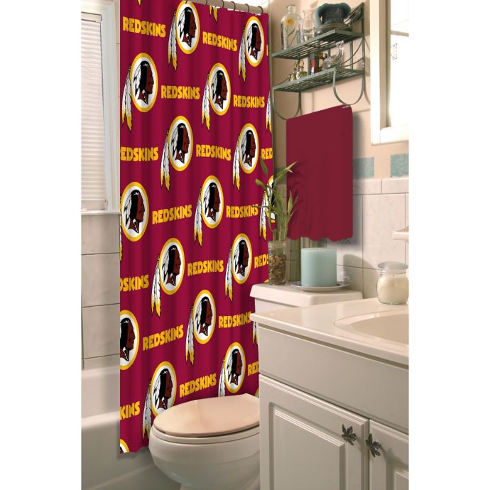 Nfl Washington Redskins Shower Curtain Bed Bath Beyond