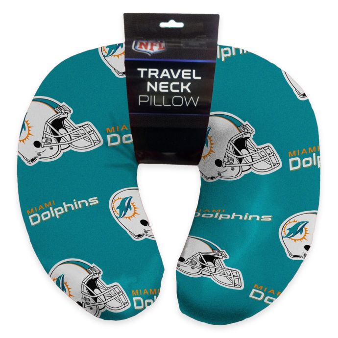 miami dolphins neck pillow