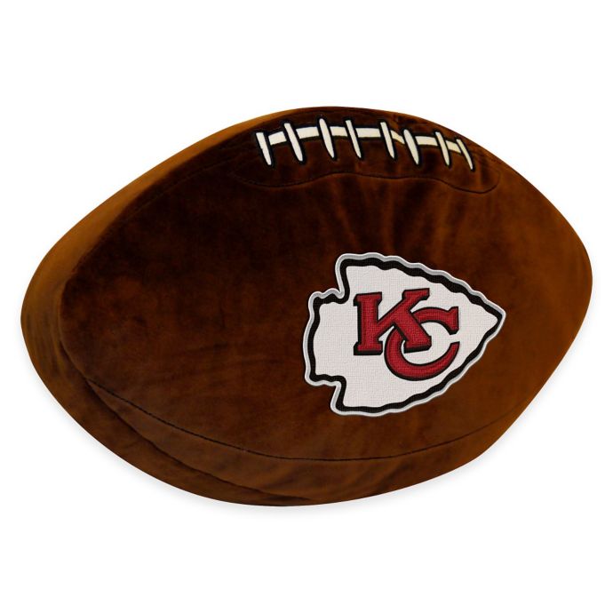 Nfl Kansas City Chiefs 3d Football Plush Pillow Bed Bath Beyond