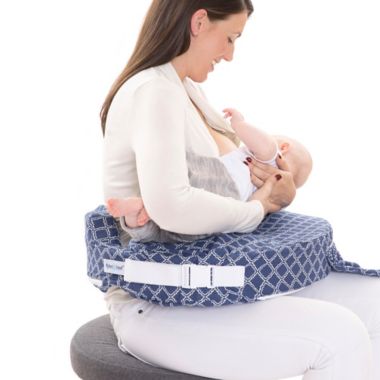 My Brest Friend&reg; Original Nursing Pillow in Navy Kaleidoscope. View a larger version of this product image.