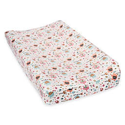 Trend Lab® Playful Elephants Deluxe Flannel Changing Pad Cover